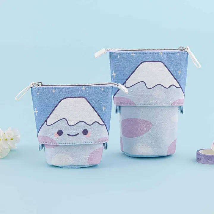 Tsuki ‘Four seasons’ Fuji Pop-Up Pencil Case ☾ @milkkoyo x NotebookTherapy