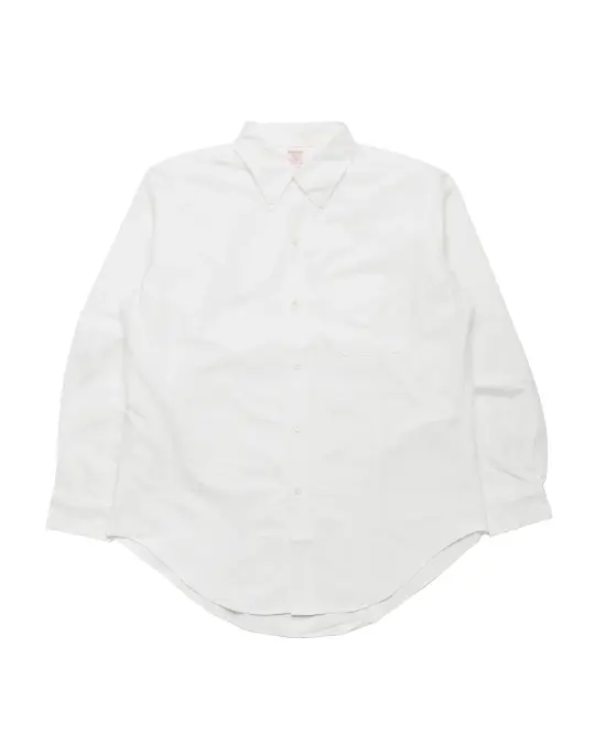 The Real McCoy's MS26001 Joe McCoy Button Down Shirt White