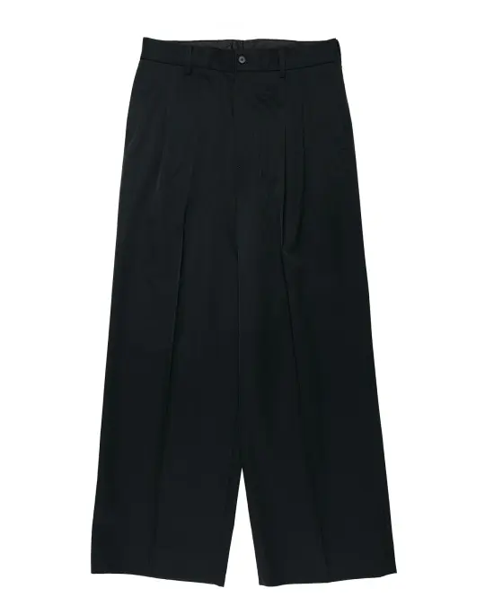 ssstein Long Wide Trousers Black