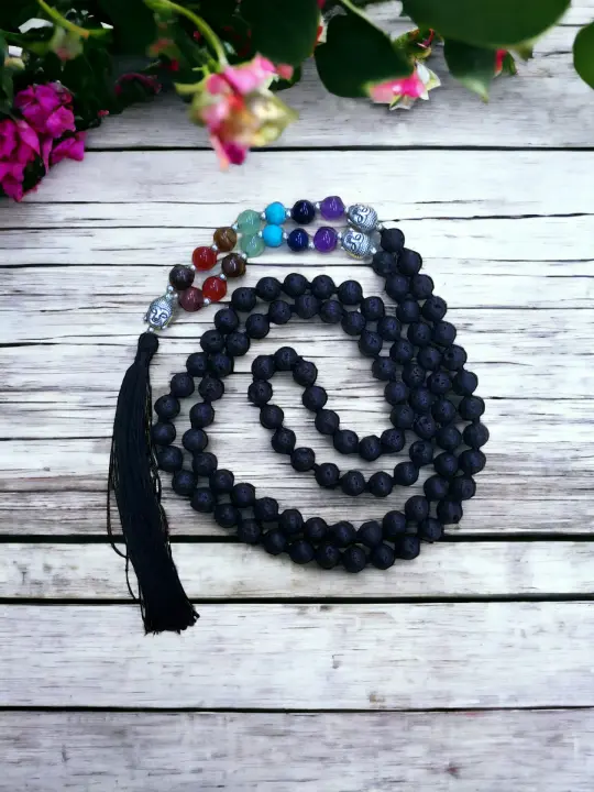Lava Stone Mala 108 Beads
