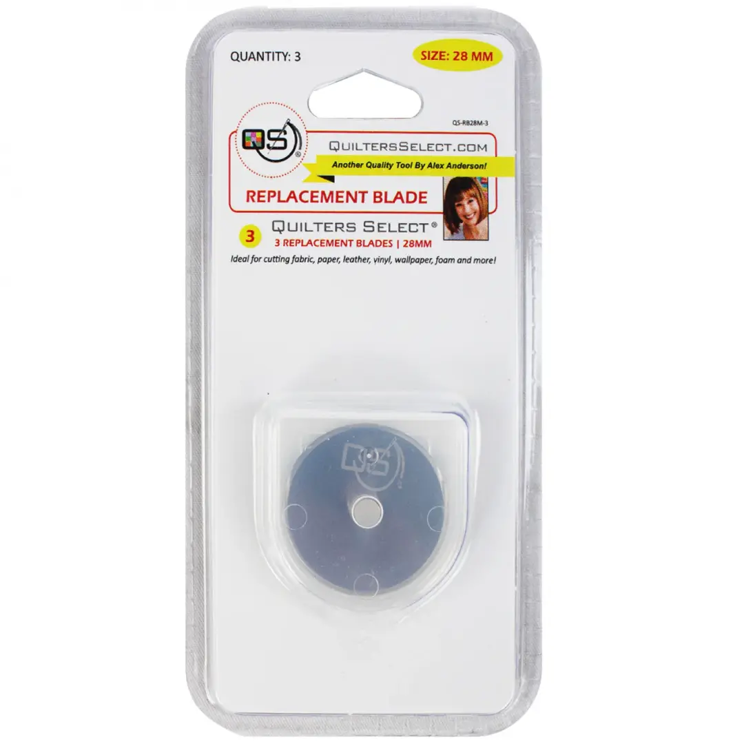 Quilters Select 28 mm Rotary Cutter Replacement Blade