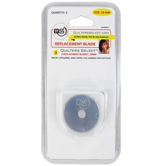 Quilters Select 28 mm Rotary Cutter Replacement Blade