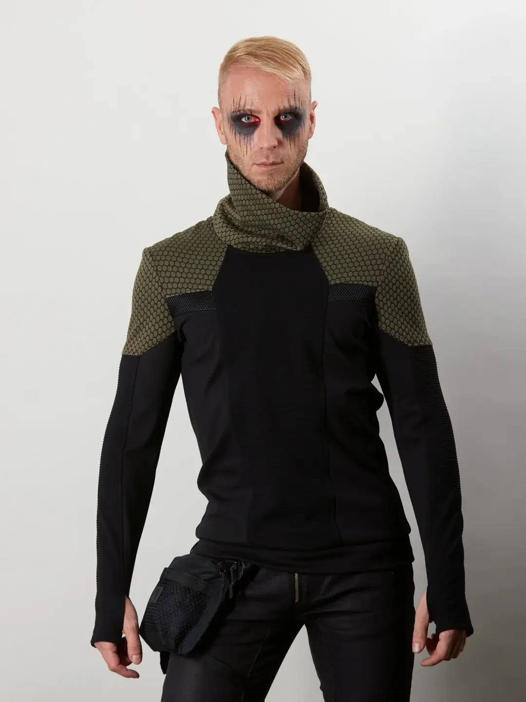 HS-5 Honeycomb black pullover