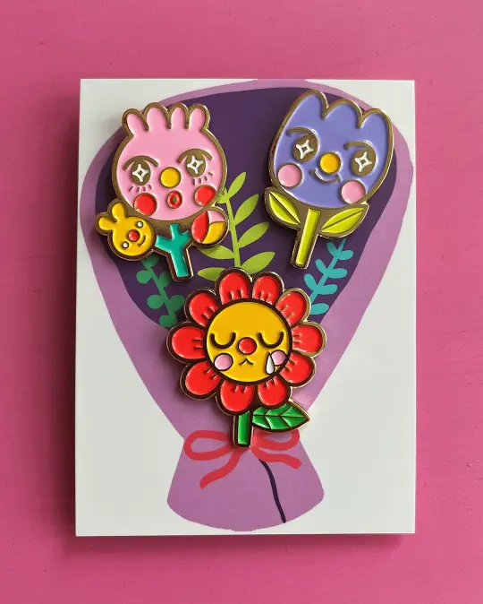 Silly Bouquet - Pin Set
