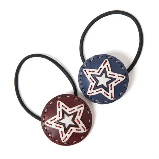 Leather Concho Hair Band [SDL-7010]