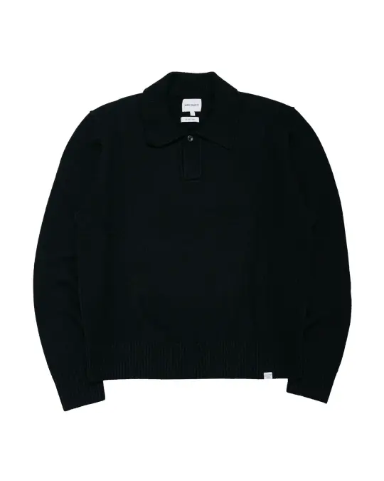 Norse Projects Anholt Lambswool Black