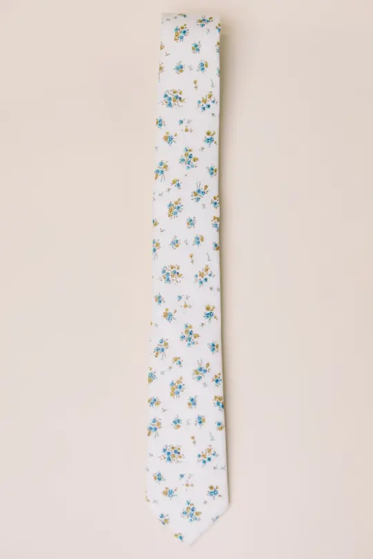 Ties in Madeline Blue Floral