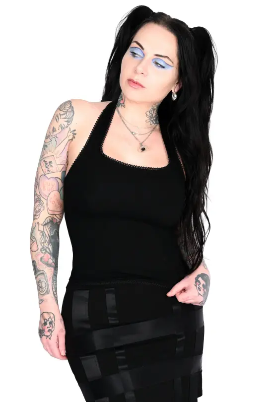 Square Neck Halter Top - No Restock!