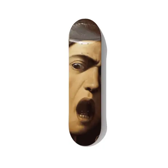 Caravaggio Medusa Skateboard Wall Art