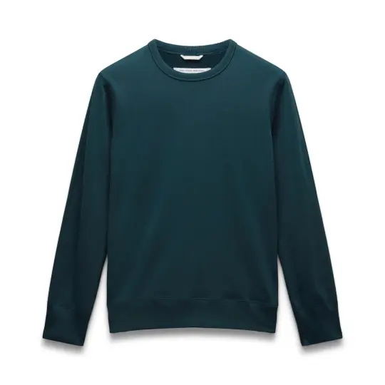 Midweight Terry Slim Crewneck