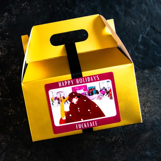 Happy Holidays, Fuckface Gift Set.