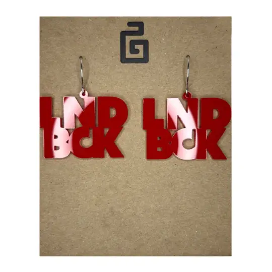 lnd bck / acrylic / red