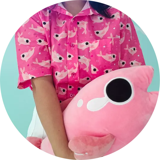 Pink Crybaby Button-Up Shirt