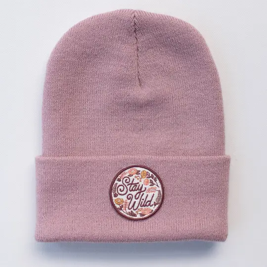 Stay Wild Rose Youth/Adult Beanie