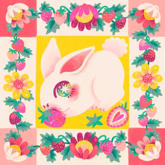 Summer Bunny - Print