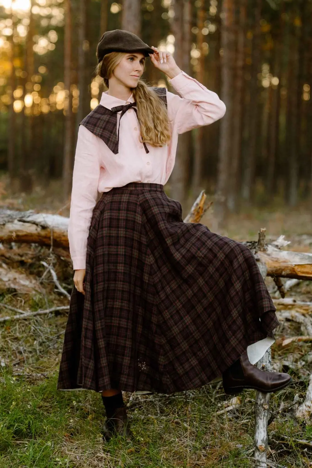 Wrap – Full-Circle Linen Skirt