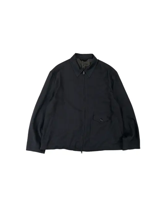 Our Legacy Evolved Jacket Eclipse Black Merino Voile