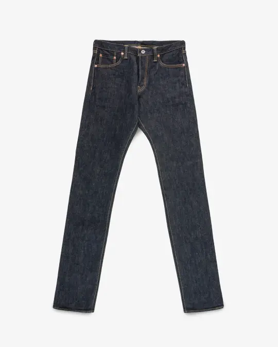 21oz Shinayaka Selvedge Denim Slim Cut Jeans - Indigo