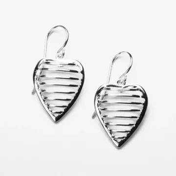 Sterling Silver Heart Earrings
