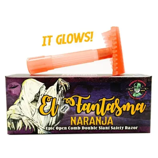 El Fantasma "Naranja" EPIC Open Comb Double Slant Safety Razor | It's Twisted!