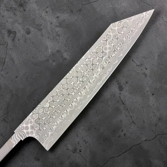 Nigara Anmon Kurozome Damascus SG2 Kiritsuke Gyuto 240mm