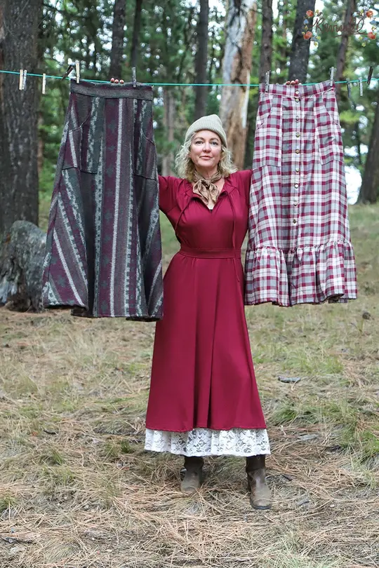 Rosemary Dress in Merlot-Medium