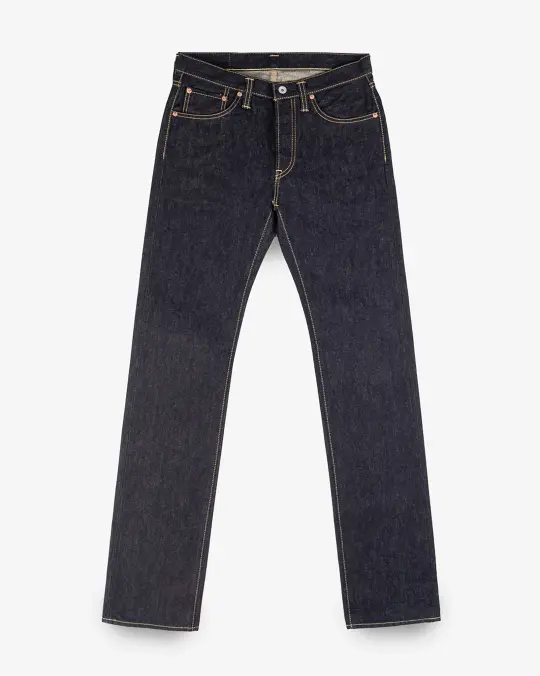 14oz Selvedge Denim Slim Straight Cut Jeans - Indigo