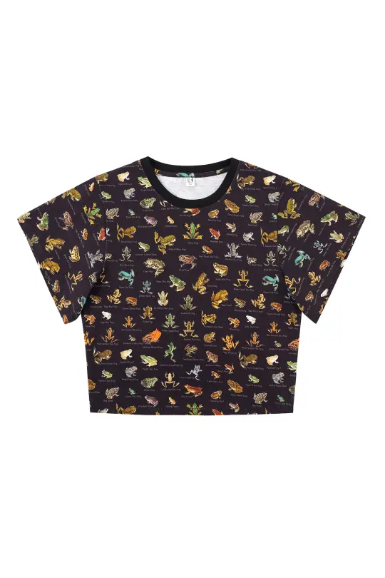 2 left - Favorite Frogs Cotton Tommy Tee