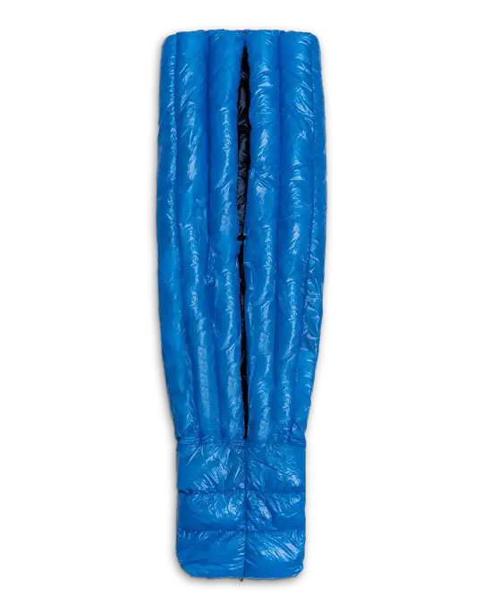 Overstock - 30F Summer Quilt - Azure Shell - Standard - Short