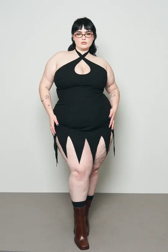 1 left - Elvira Thick Linen Dress X Mimi
