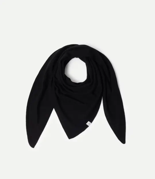 Medium Size Merino-Cashmere-Silk Triangle Scarf