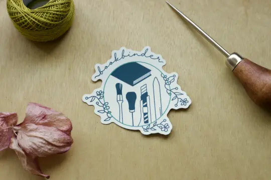 Bookbinder Sticker