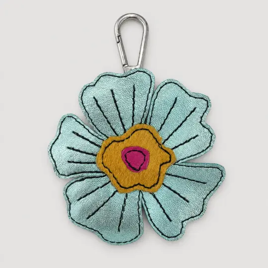 the leather poppy bag charm 3-of-70