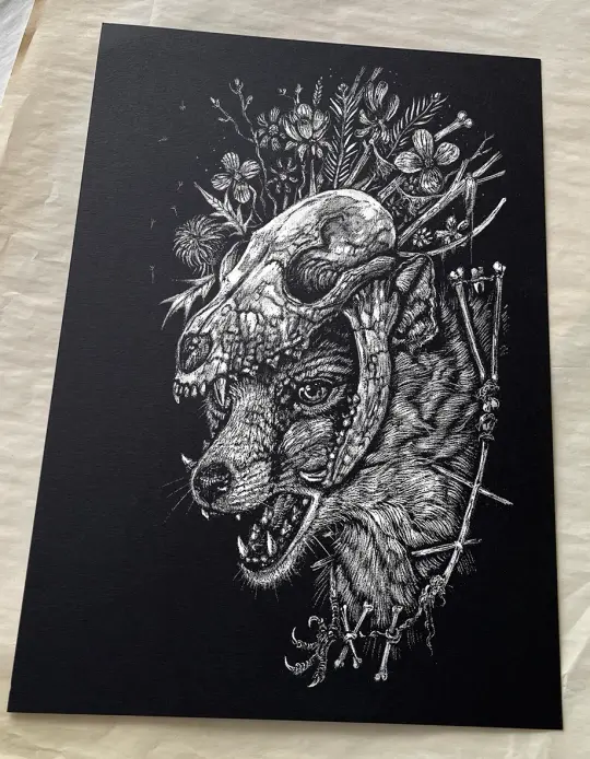 'Ceremonial' signed screen print