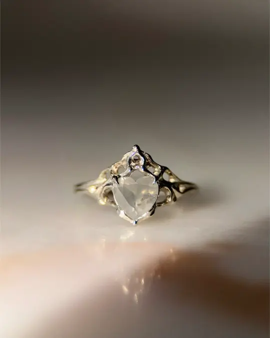 Sacred Heart // 14kw + 0.79ct Diamond