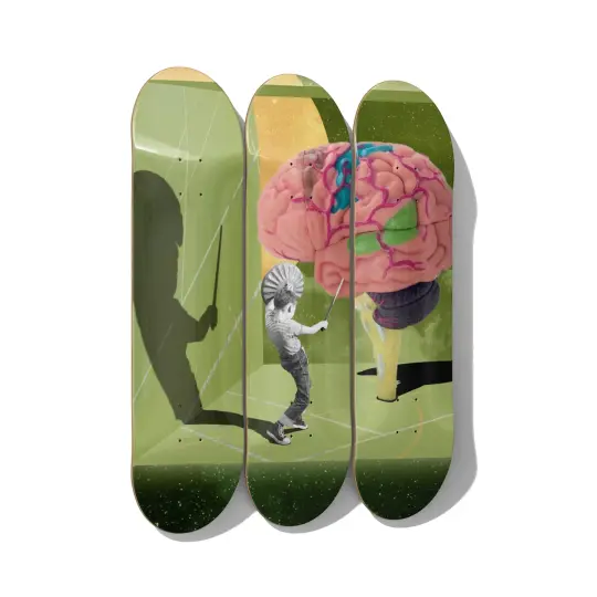 Skateboard Wall Art – Going Further by I AM SLIP
