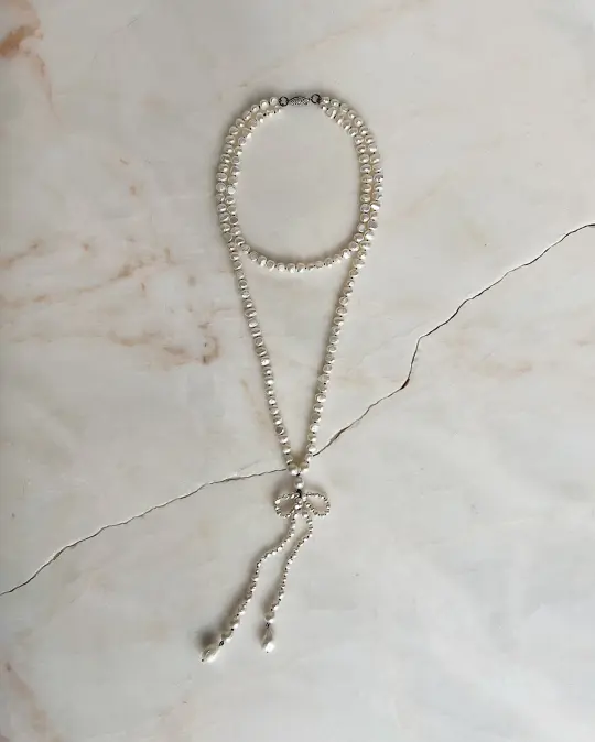 Années Folles II // Baroque And Freshwater Pearl Necklace