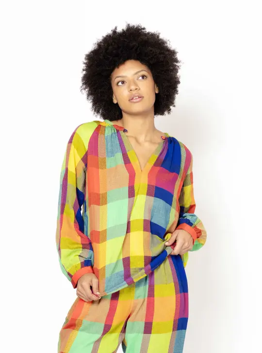 sample sale | naomi shirt whirlwind | S