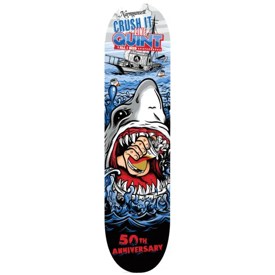 50th anniversary Crush it like Quint skateboard