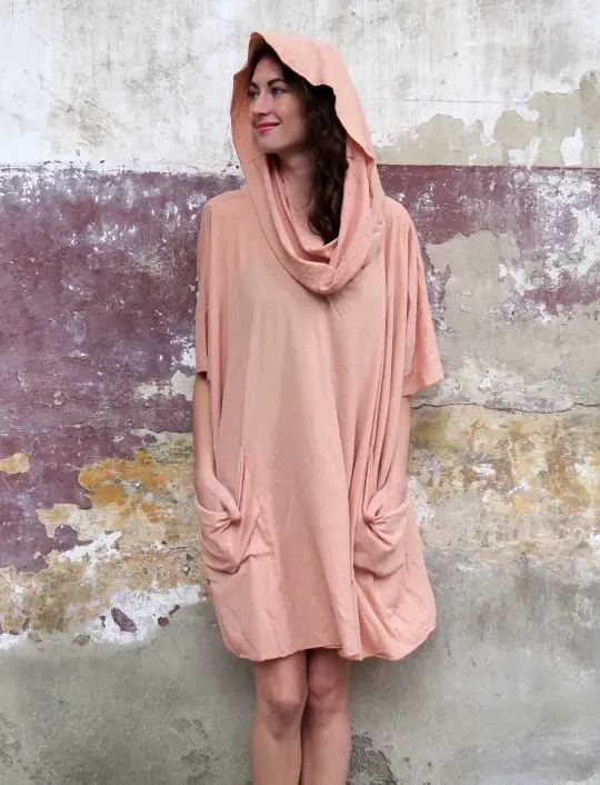 Super Cowl Perfect Pockets Short Kaftan