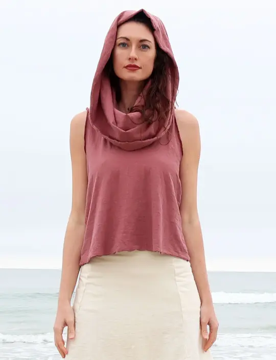 Super Cowl Ojai Cropped Shirt
