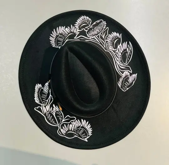 Venus Fly Traps Vegan Felt XL Brim Hat