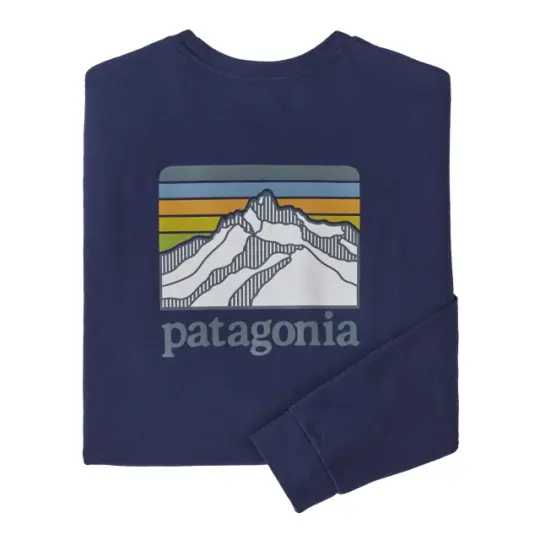 Men's L/S Line Logo Ridge Responsibili-Tee
