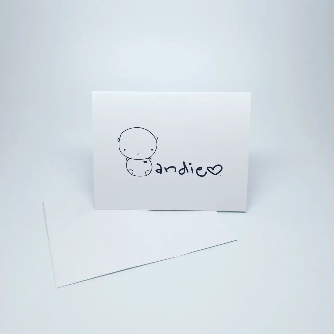 ANDIE bear notecards (pack of 3)