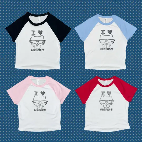 nerds cropped tshirt