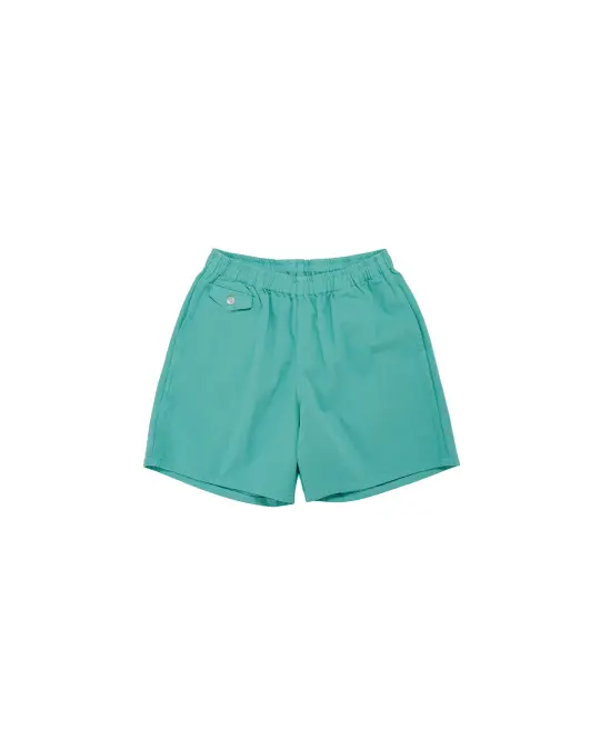 The Real McCoy's MP22015 Cotton Drill Swim Shorts (Over-Dyed) Teal