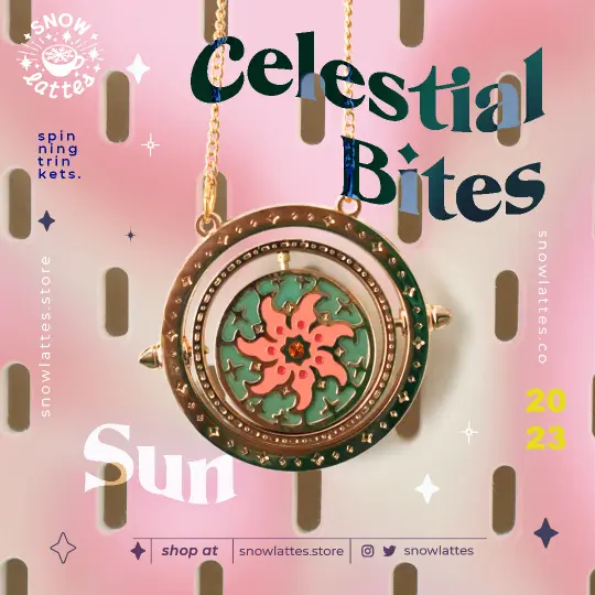 [🇺🇸US ONLY] Celestial Bites Enamel Necklace - Sun