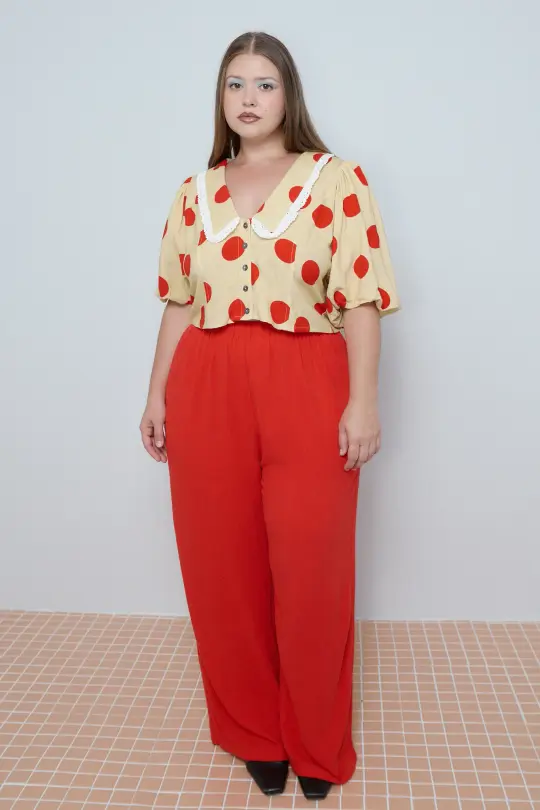 Lazy Pants Soft Linen Maraschino