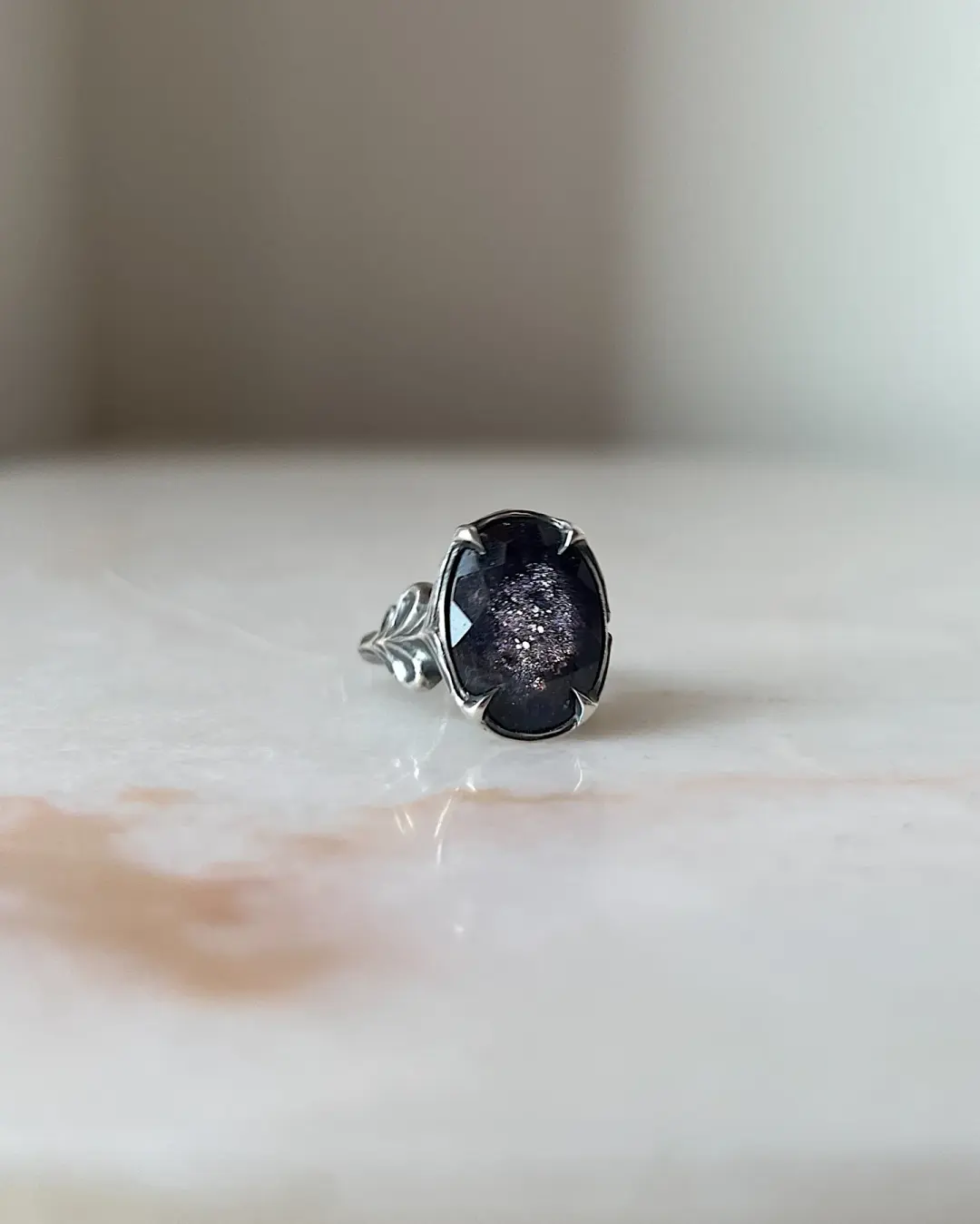 Of the Universe // Silver + Iolite Sunstone
