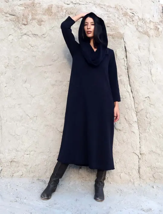 Super Cowl Ojai Below Knee Dress